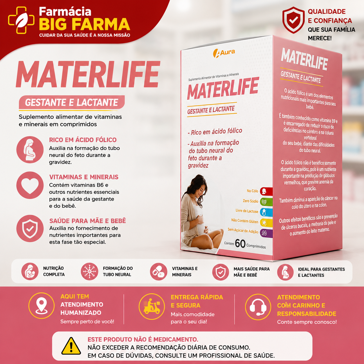 Materlife – 60 comprimidos – Aura — Seção 31