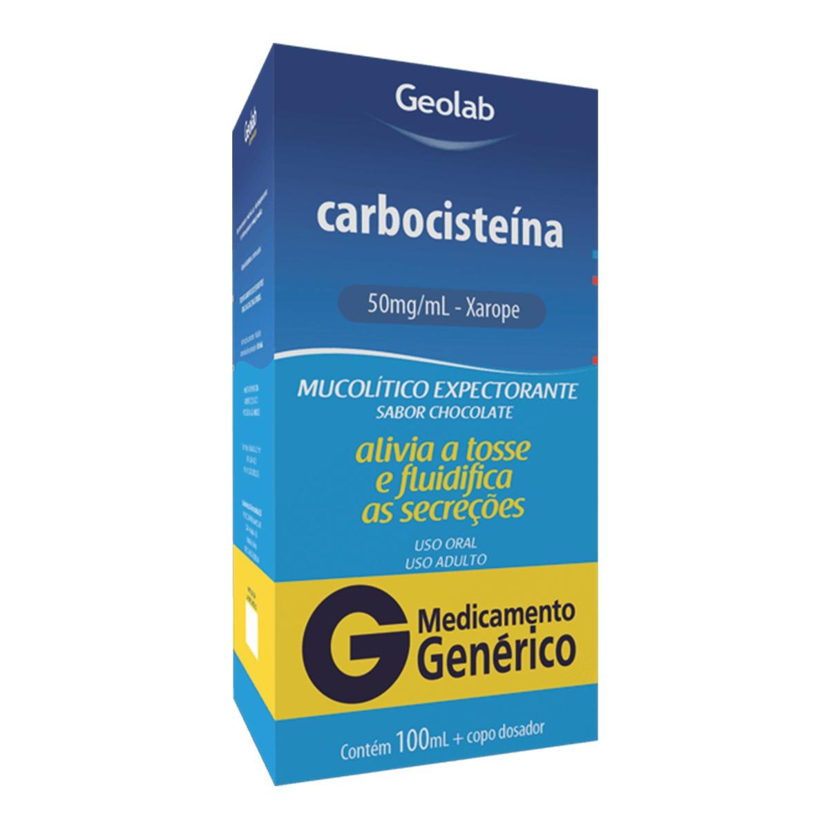 Carbocisteína 50mg 100ml Chocolate