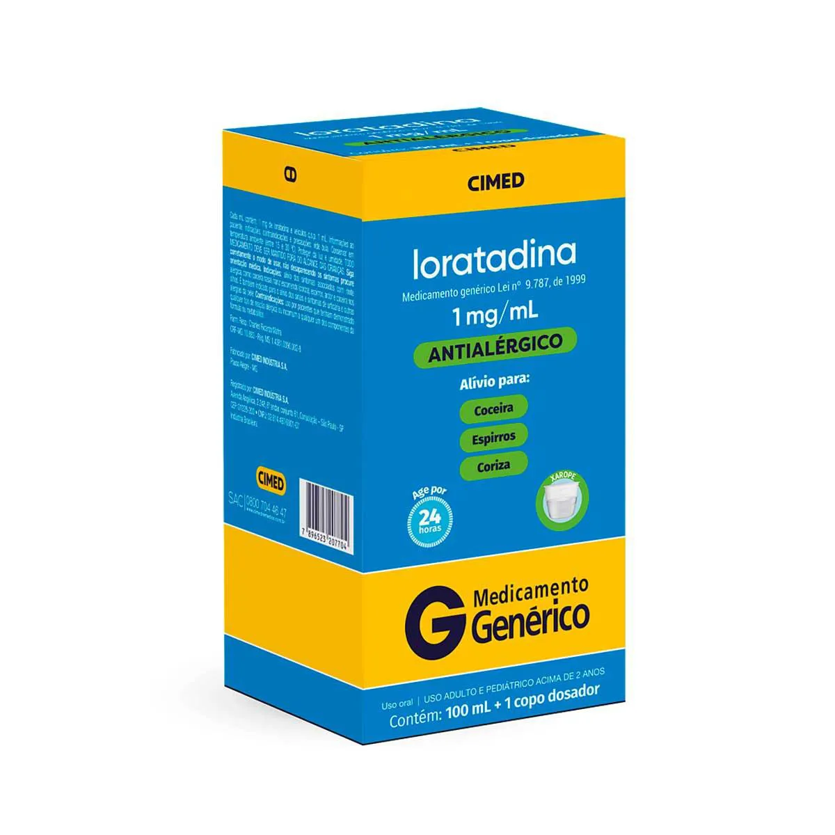 Loratadina Xarope 100ml GN Cimed