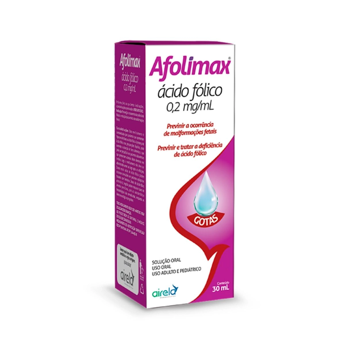 Afolimax 0,2 mg/mL – Gotas 30 mL – Airela ( seção 32 ) 