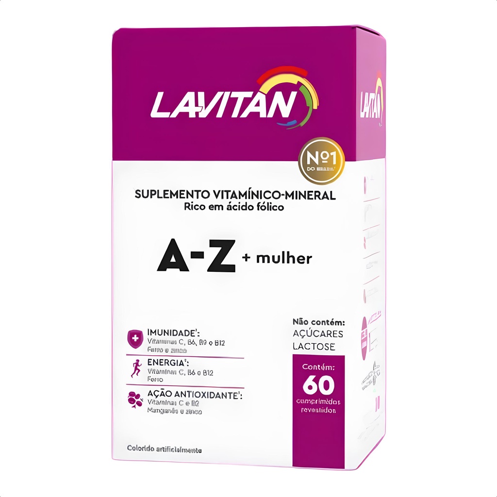 Lavitan A-Z + Mulher – 60 cápsulas — Seção 31