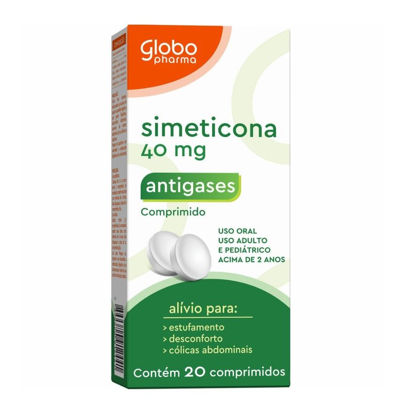 Simeticona 40 mg – 20 comprimidos — Seção