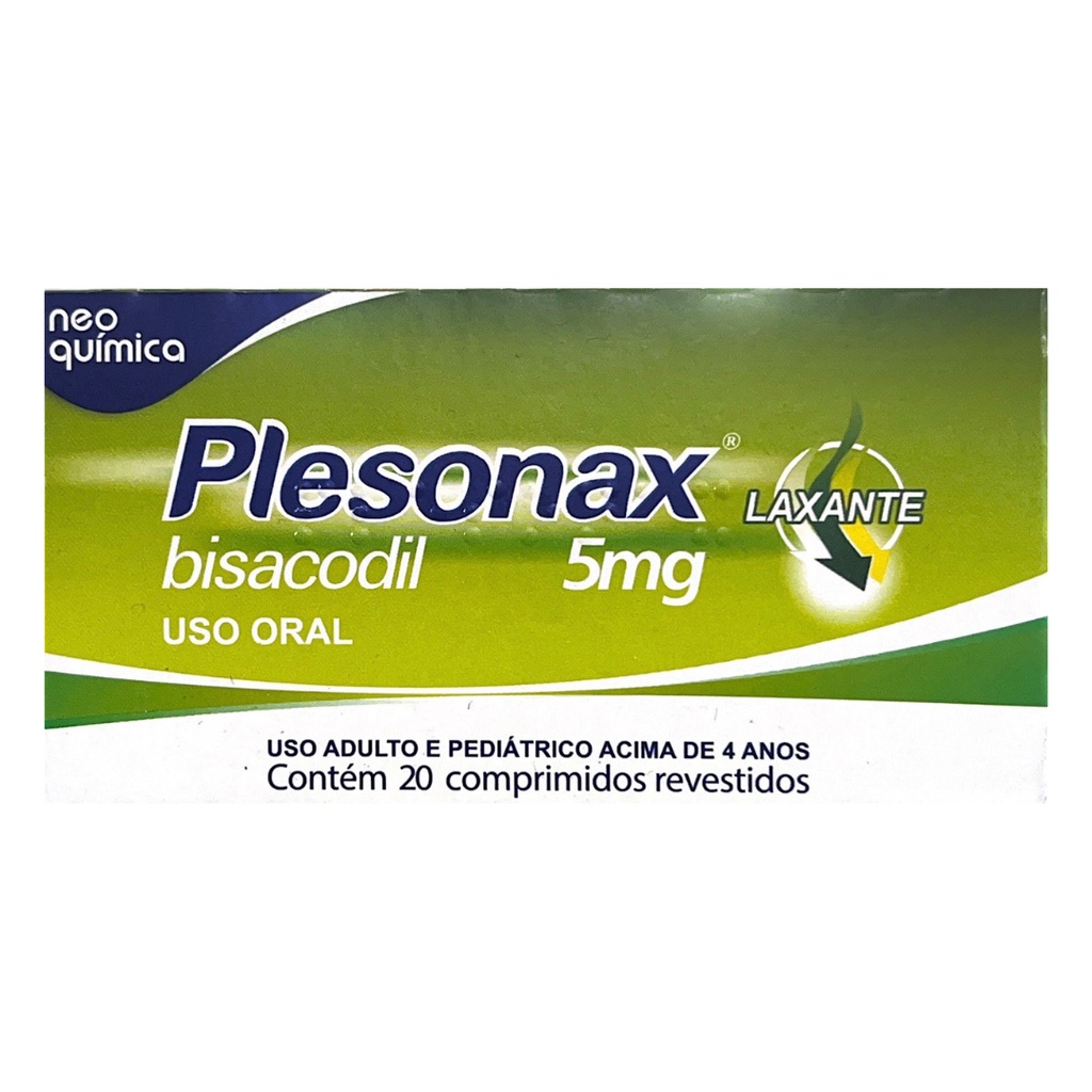 Plesonax 5 mg – 20 comprimidos — Seção 29