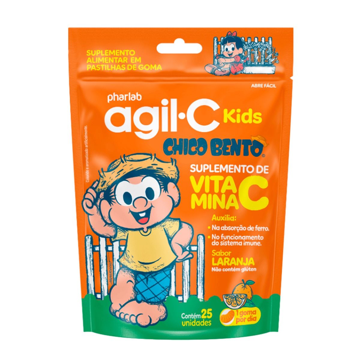 Agil-C Kids 30 mg – 25 gomas – Pharlab — Seção 27