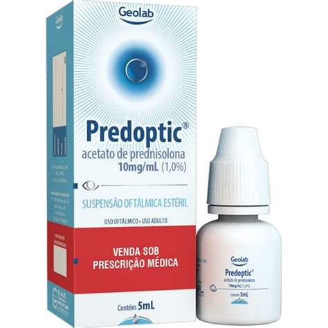 Predoptic 10 mg/mL (1%) – Suspensão Oftálmica 5 mL — Seção 27