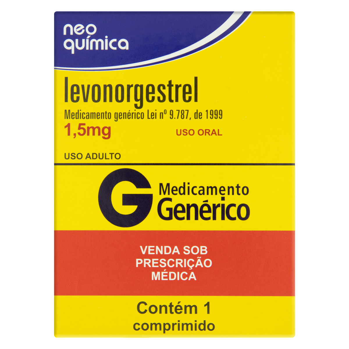 Levonorgestrel 1,5 mg – 1 comprimido — Seção _26