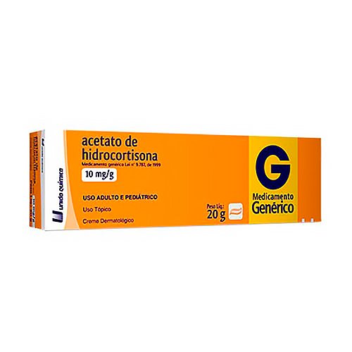 Acetato de Hidrocortisona 10 mg/g (1%) – Creme — Seção  24