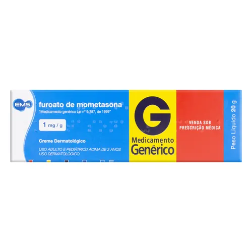 Furoato de Mometasona 1 mg/g (0,1%) – Creme/Pomada — Seção 24