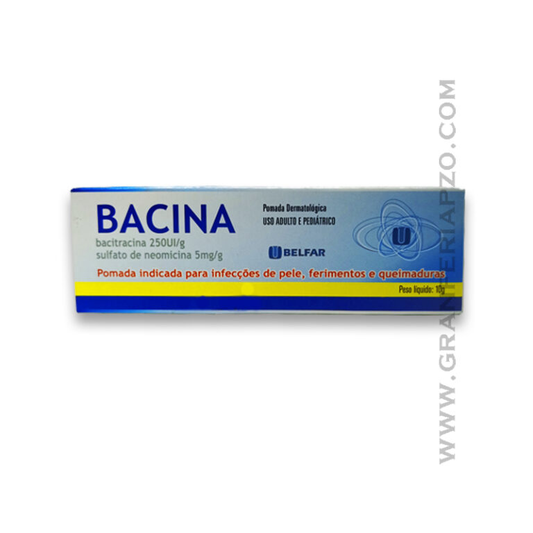 Bacina 5 mg/g + 250 UI/g – Pomada Dermatológica — Seção _24