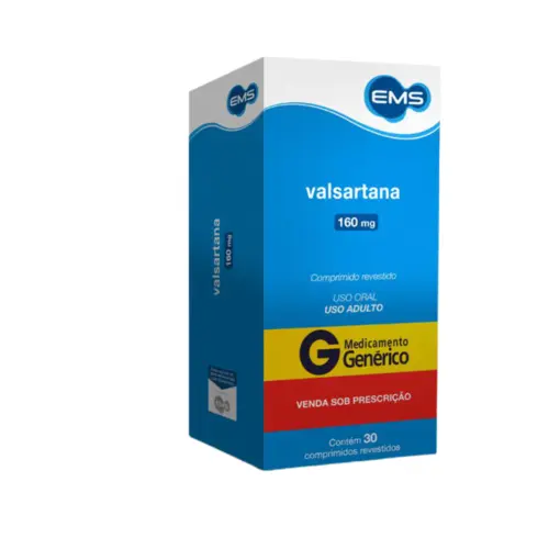 Valsartana 160 mg – 30 comprimidos — Seção 20 