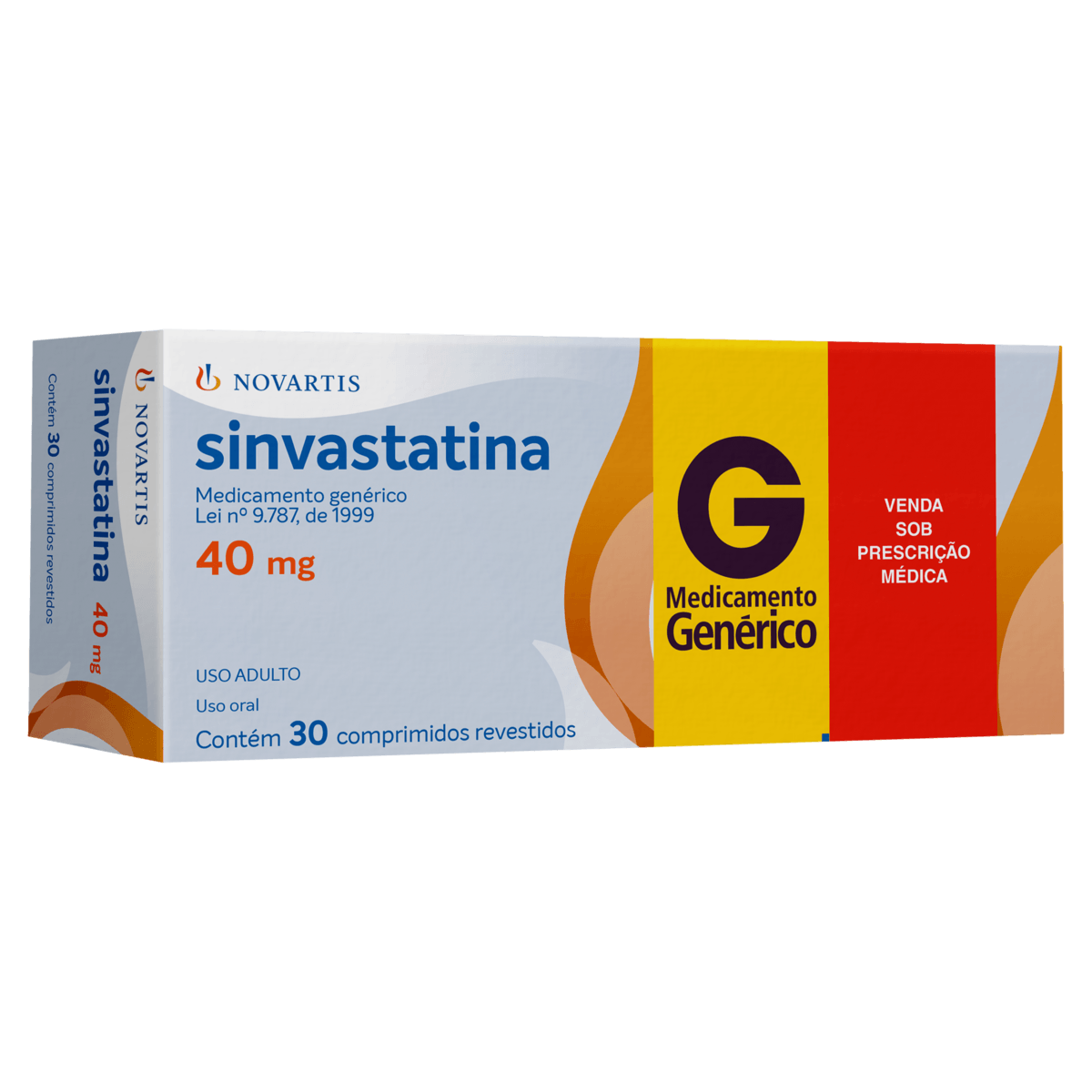 Sinvastatina 40 mg – 30 comprimidos — Seção 19