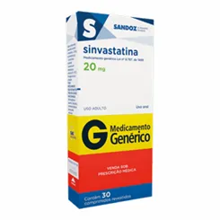 Sinvastatina 20 mg – Comprimidos — Seção 19