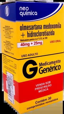 Olmesartana Medoxomila + Hidroclorotiazida — Seção 15