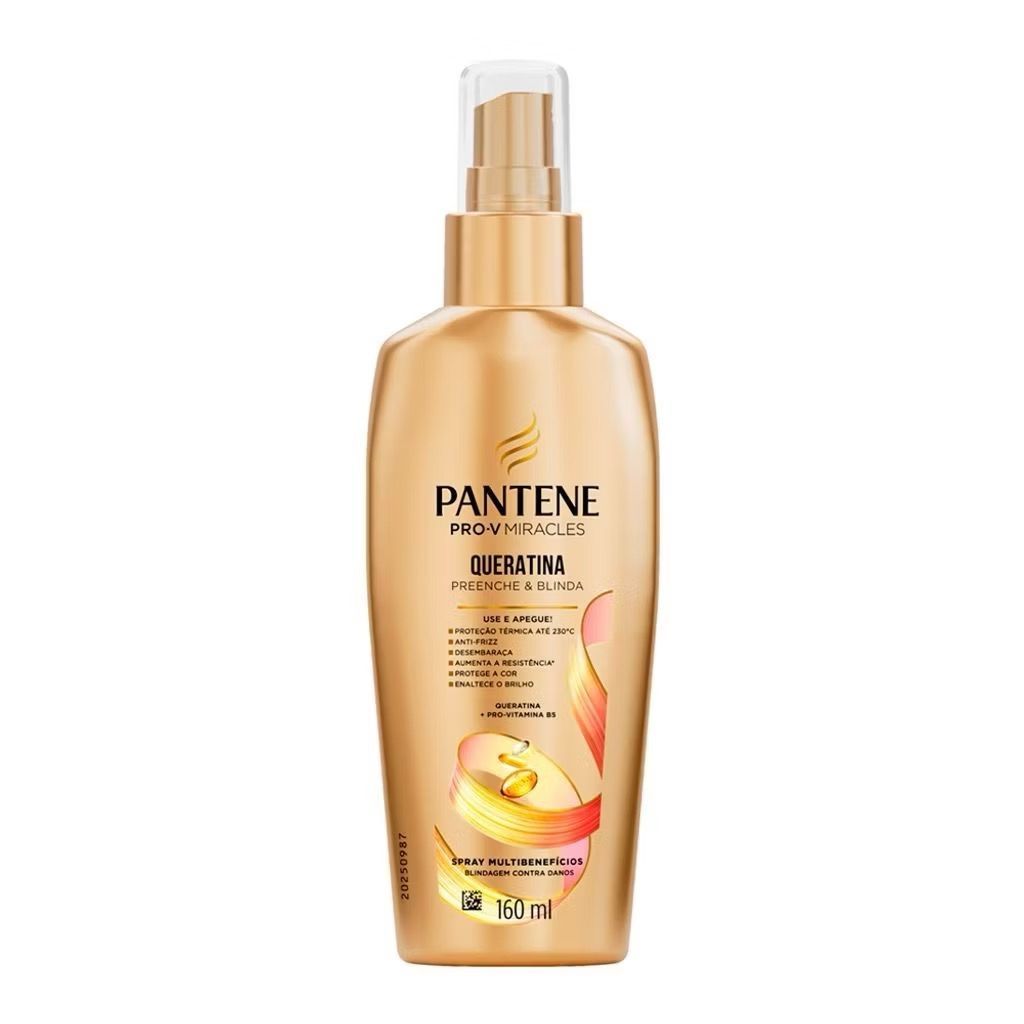 Spray Multibenefícios Pantene Pro-V Miracles Queratina Preenche & Blinda – 160 mL — Seção 10