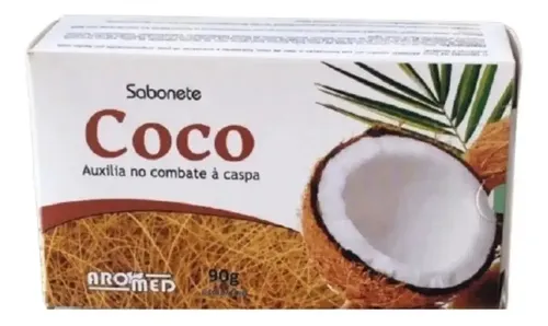 Sabonete de Coco Aromed Anticaspa – 90 g — Seção 13