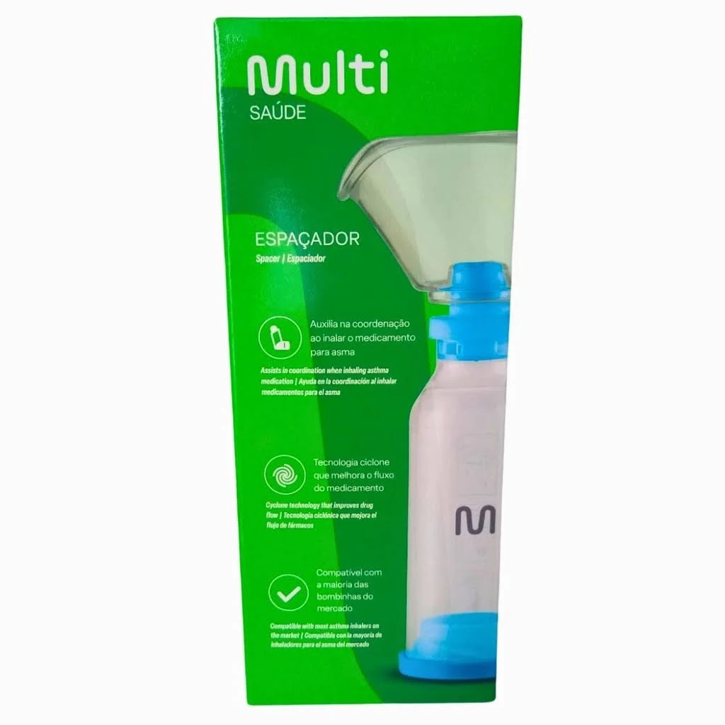 Espaçador para Medicamento Multilaser Easy Air HC178 Adulto e Infantil – 1 unidade — Seção 15