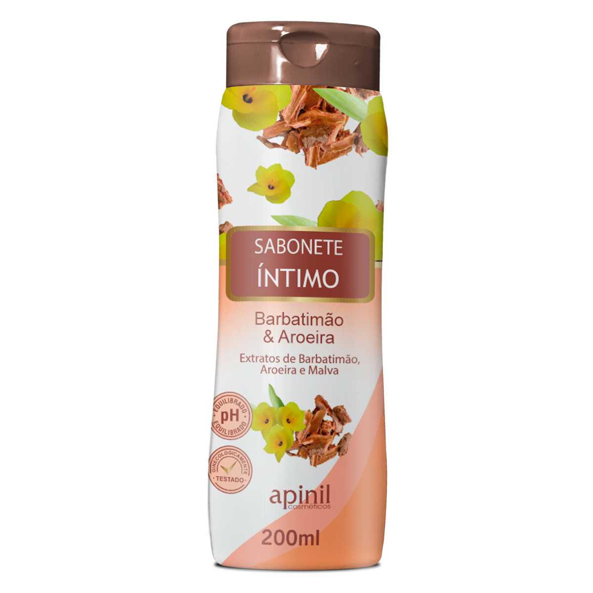 Sabonete Íntimo Apinil Barbatimão e Aroeira / 17 Ervas – 200 a 220 mL — Seção 12