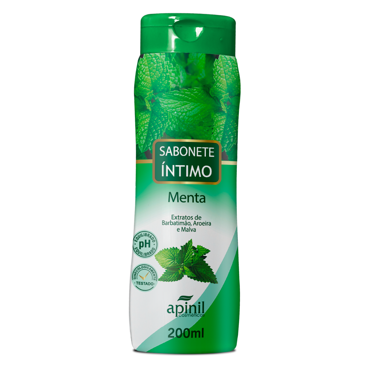 Sabonete Íntimo Apinil Menta – 200/210 mL — Seção 12
