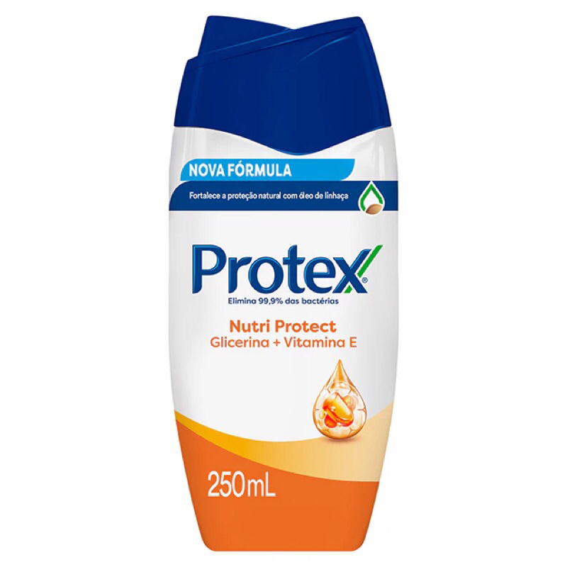Sabonete Líquido Corporal Protex Nutri Protect Vitamina E – 250 mL — Seção 12