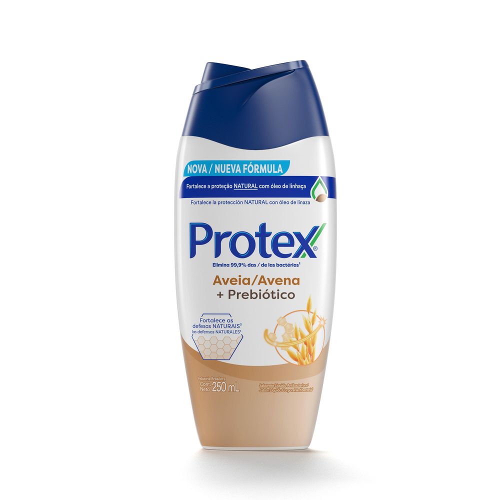 Sabonete Líquido Antibacteriano Protex Aveia – 250 mL — Seção 12