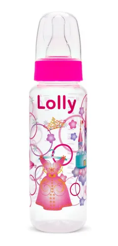 Mamadeira Lolly Tip Rosa – 240 mL – Bico de Silicone Redondo — Seção 82