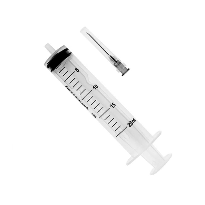 seringa com agulha 5ml seção 18