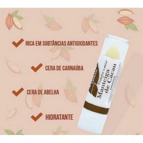 hidratante labial cacau seção 59