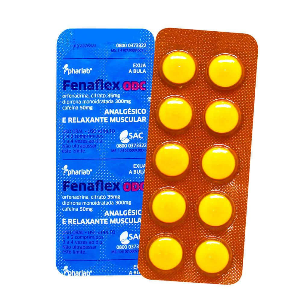 Fenaflex ODC 35 mg + 300 mg + 50 mg – Comprimidos — Seção 47