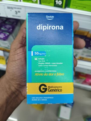 Dipirona Monoidratada 50 mg/mL – Solução Oral 100 mL + Copo Dosador — Seção 36