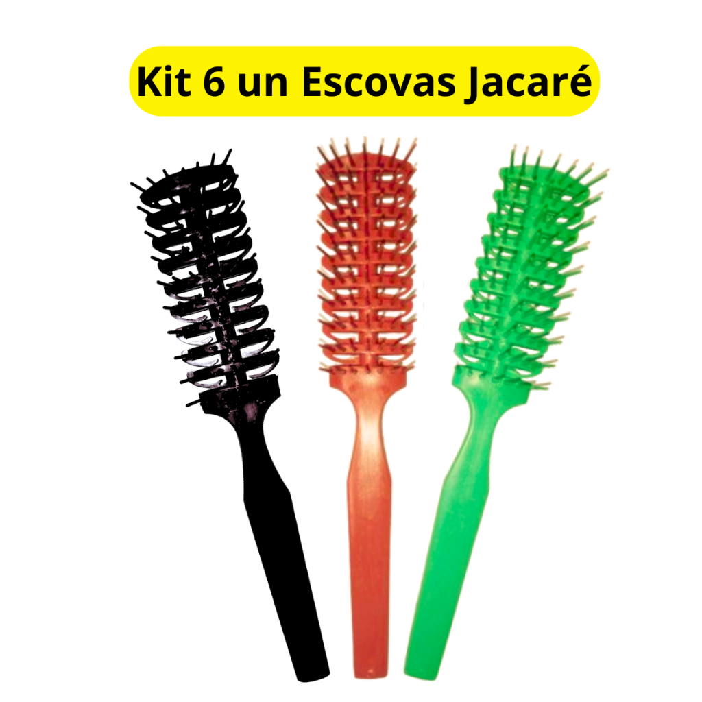 escova de cabelo seção balcão